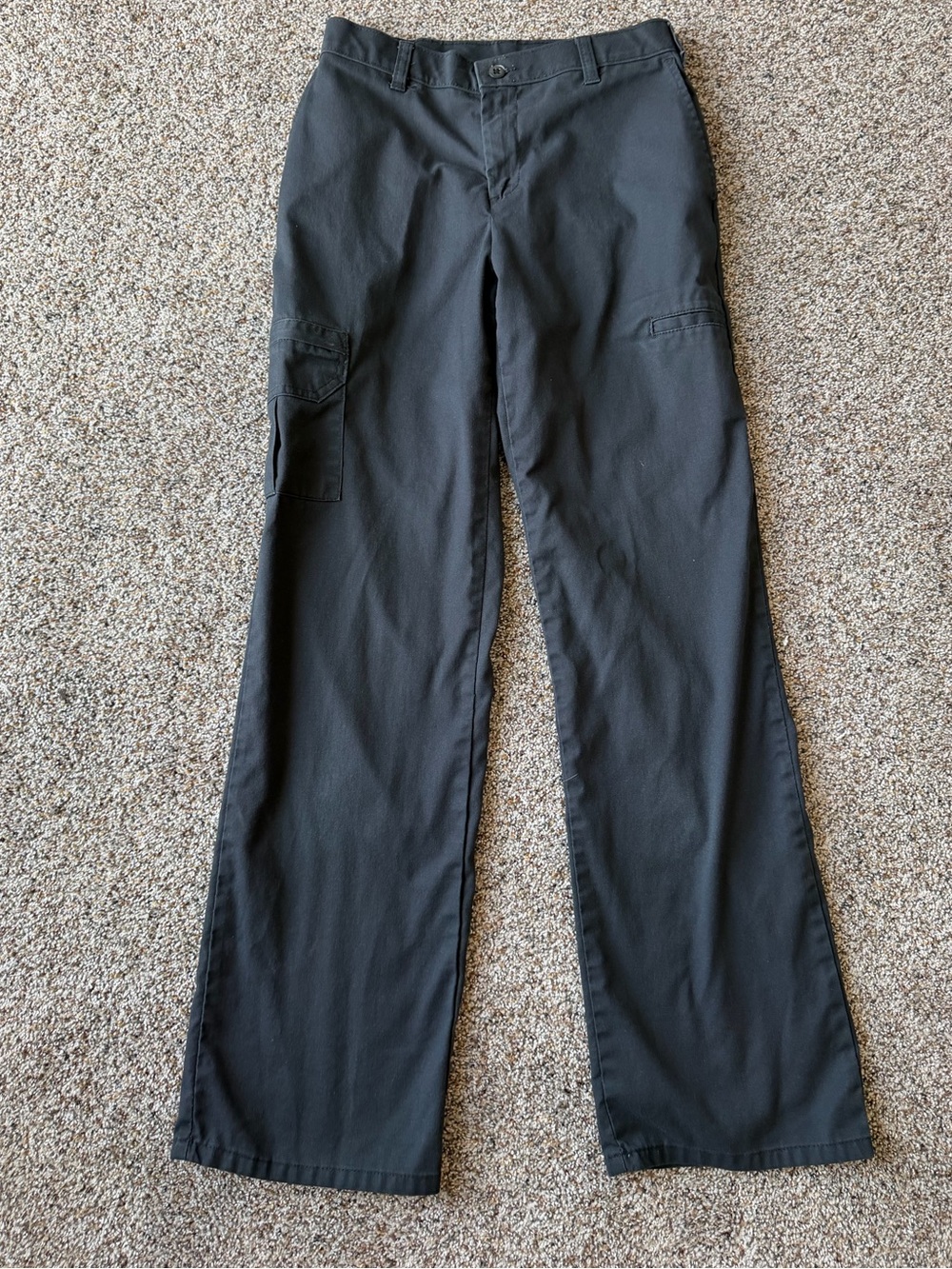 Dickies Women’s 4R Black Cargo Pants Y2K Skater Straight Leg Workwear